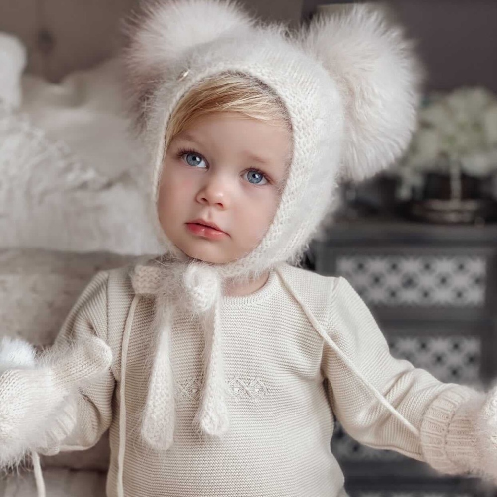 Cashmere Baby Bonnet